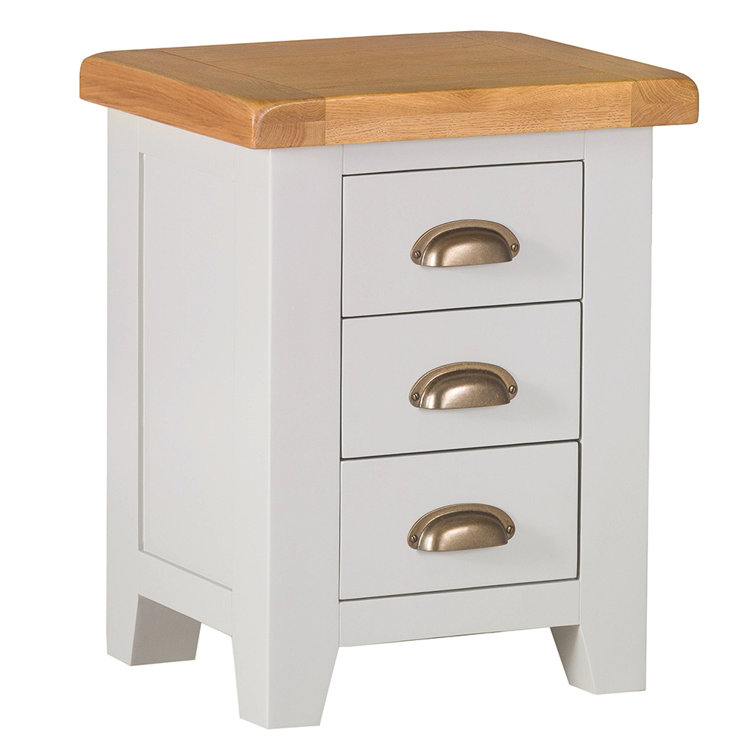 Rosalind Wheeler Ameliah Solid Wood Bedside Table Wayfair.co.uk